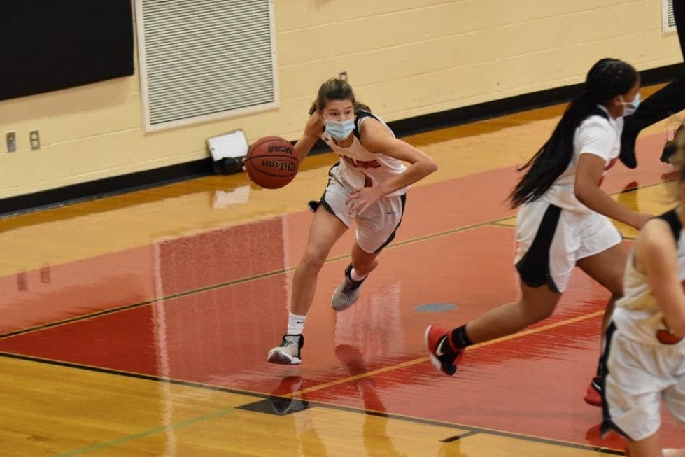 Emily Rzucidlo's game-high 22 points proved too much for Woodbridge.