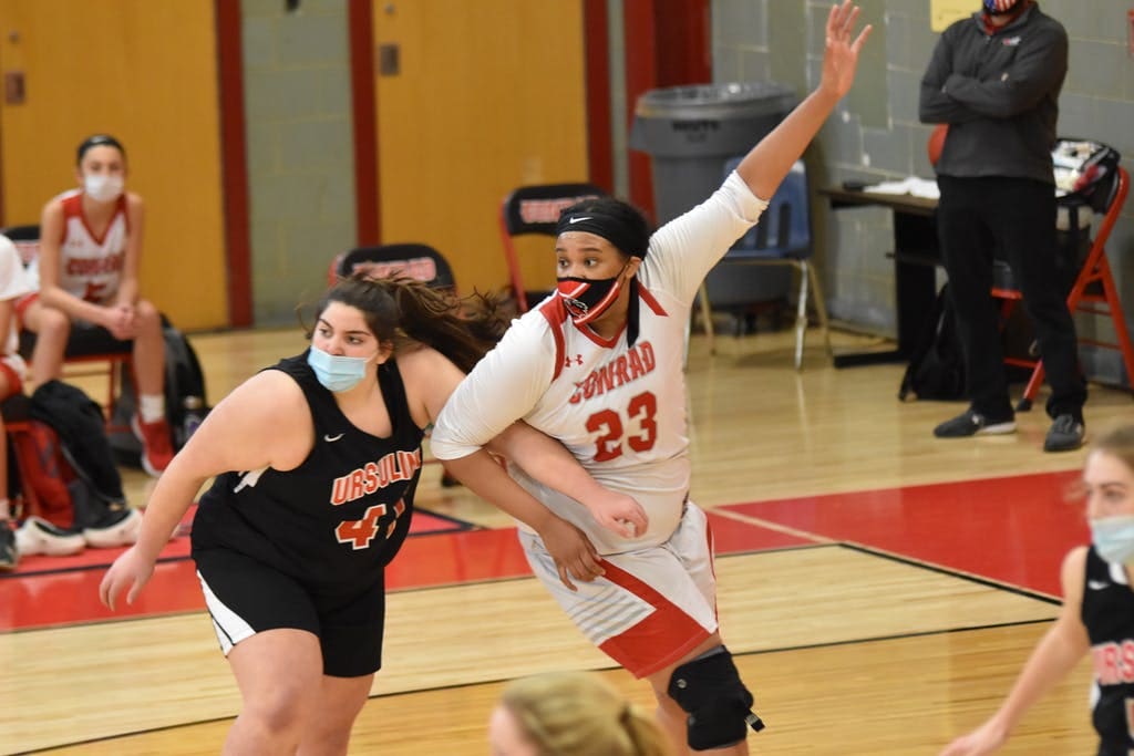 Featured image for “Whittlesey double double lifts Conrad over Ursuline on senior day”