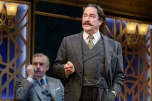 Lee E. Ernst as Hercule Poirot in “Murder on the Orient Express.” (UD REP photo)