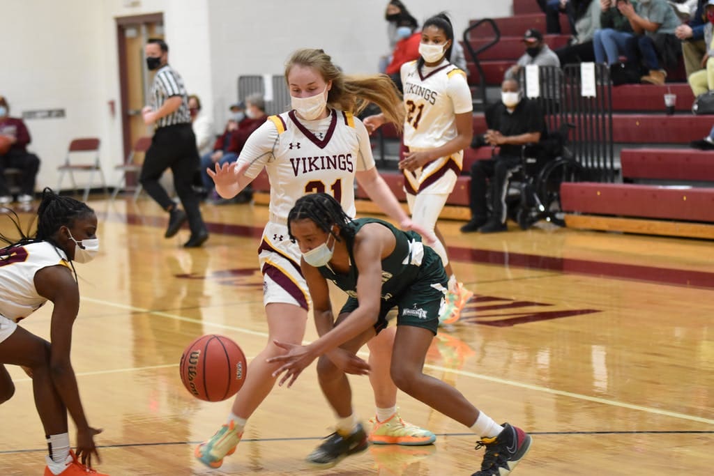 Featured image for “Top-seeded St. E Lady Vikings pressure proves too much for Mount Pleasant”