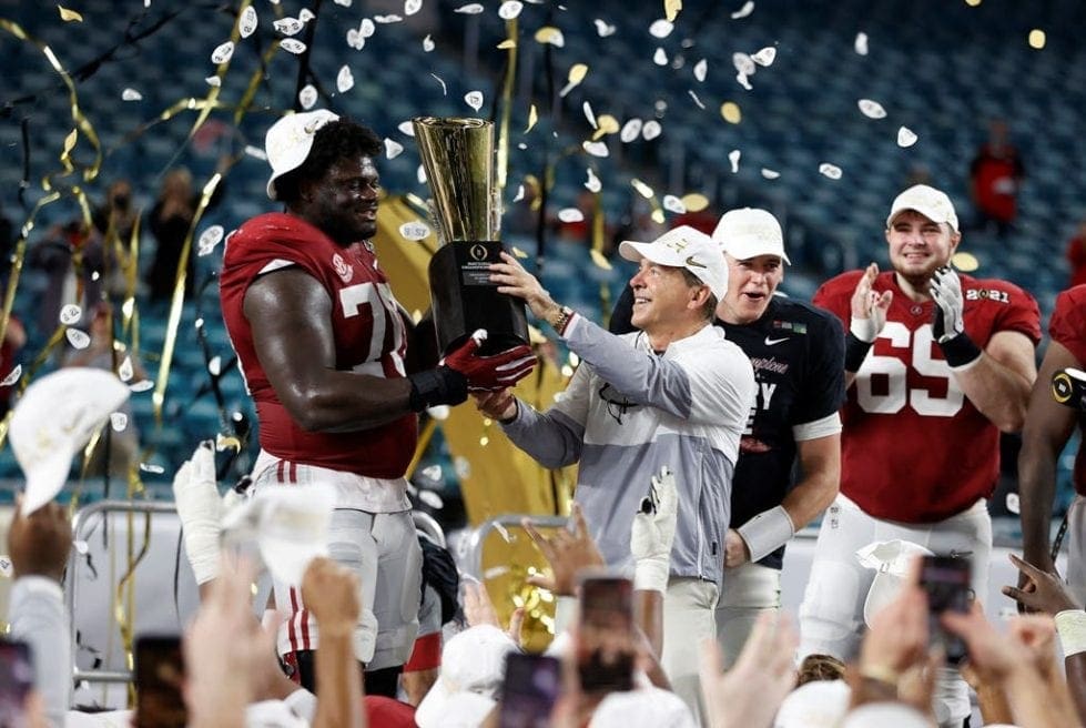 The University of Alabama beat Ohio State Monday night to win the College Football National Championship. Photo from RollTide.com.