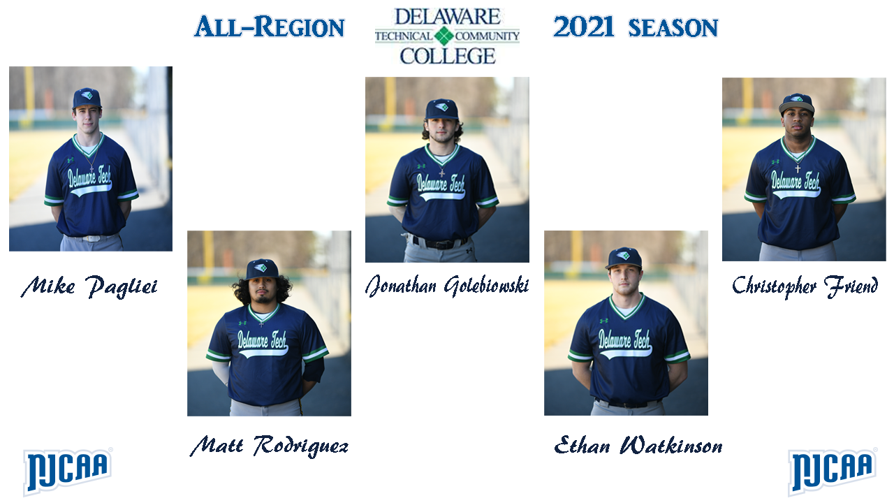 5 Delaware Tech Baseball Players Earn AllRegion Honors Town Square