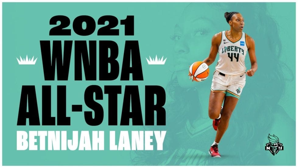 Betnijah Laney New York Liberty WNBA All Star from Smyrna Delaware 1