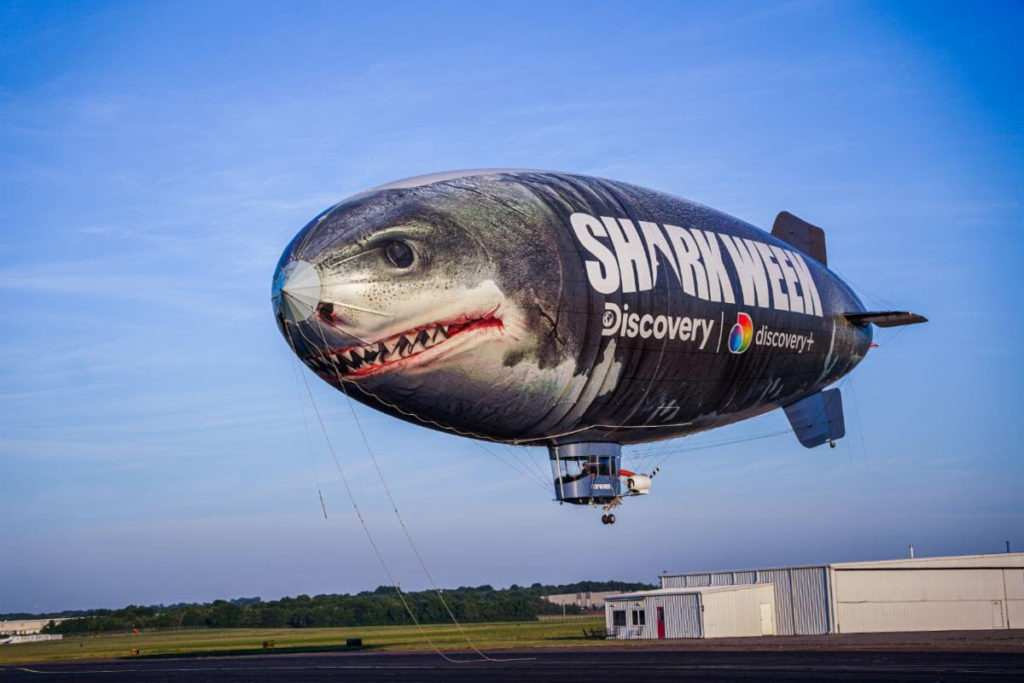 Featured image for “Shark! 128-foot blimp hit Delaware beaches Sunday”