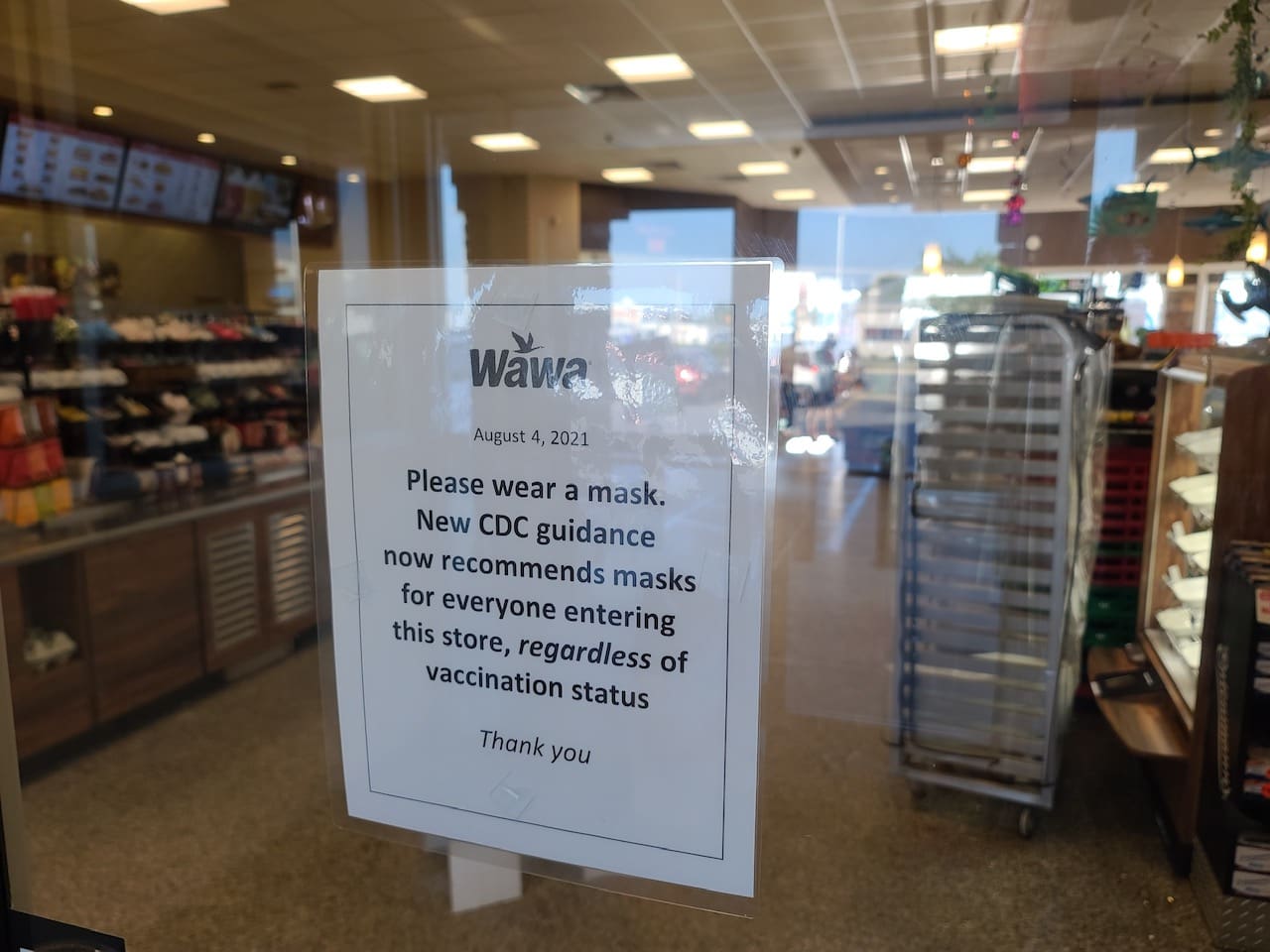 Featured image for “Wawa asks customers to mask up when entering stores”