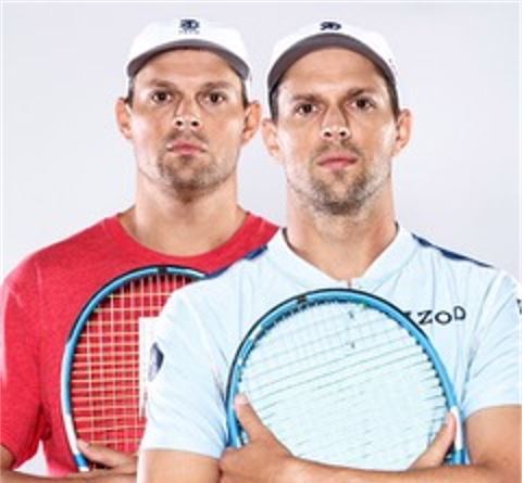Featured image for “Bryan brothers, winningest doubles tennis players, headed to area”