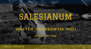 Salesianum vs Walter Johnson Soccer 1