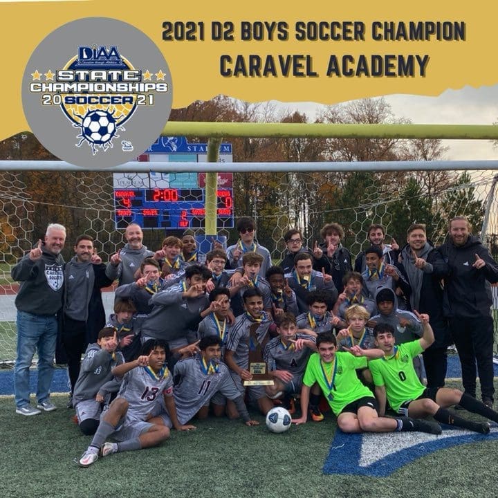Featured image for “Caravel crowned Division II Boys Soccer State champs”