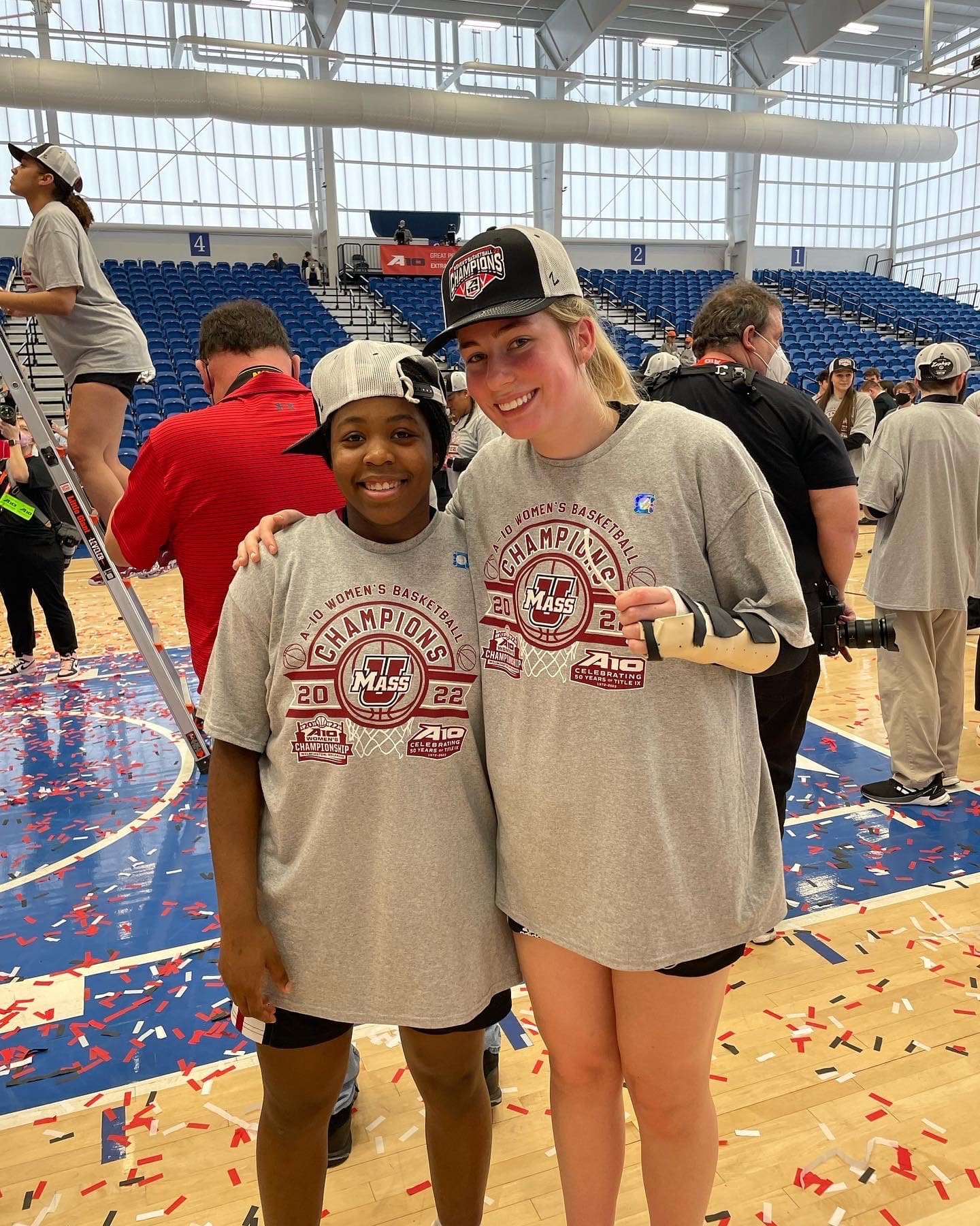 Featured image for “Local women’s basketball standouts win college championships in front of home crowd”