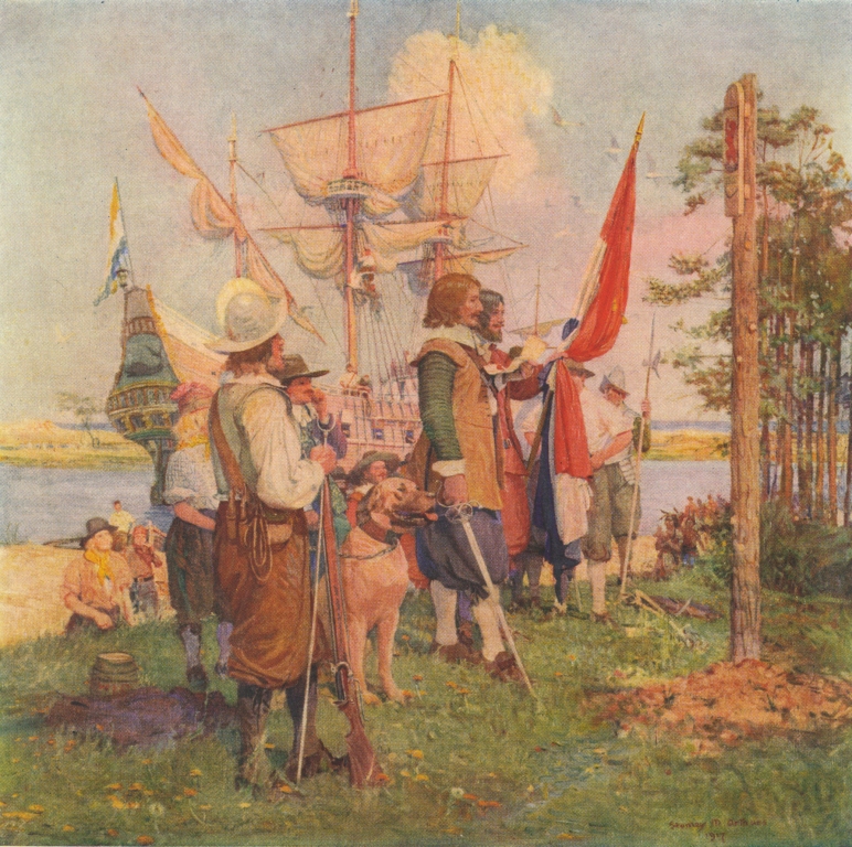 Stanley Arthurs Landing of the DeVries Colony compressed 1