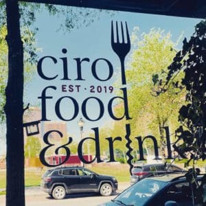 Ciro restaurant's tasting menu