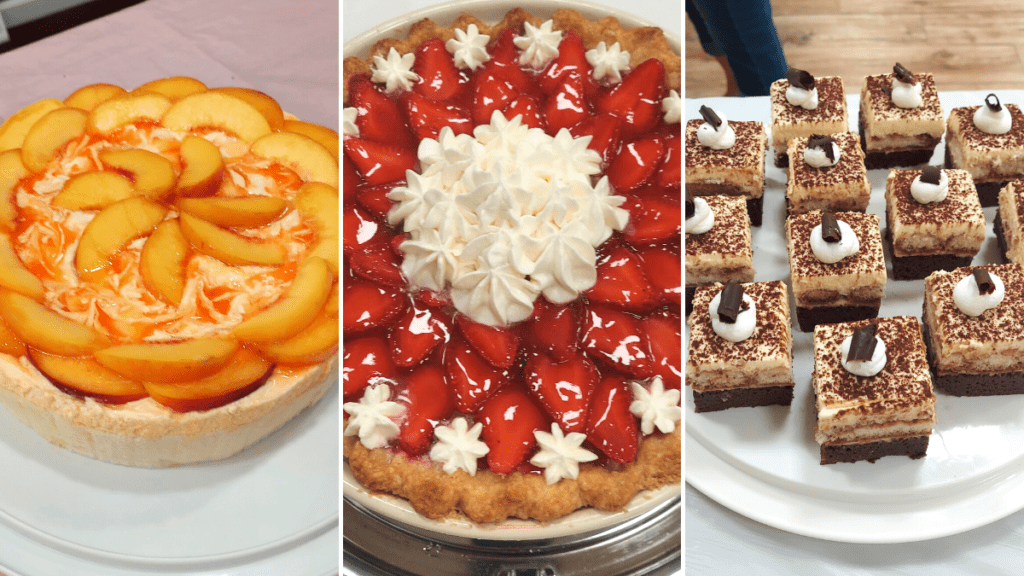 Baked goods are part of the state fair's competitive food exhibits, broken down into categories such as Cookies, Zucchini Bread, Banana Cake, Sugar Cookies - Crunchy or Soft - Peach Tart, lemon pie and cherry pie.