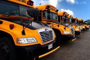 Appoquinimink School District buses