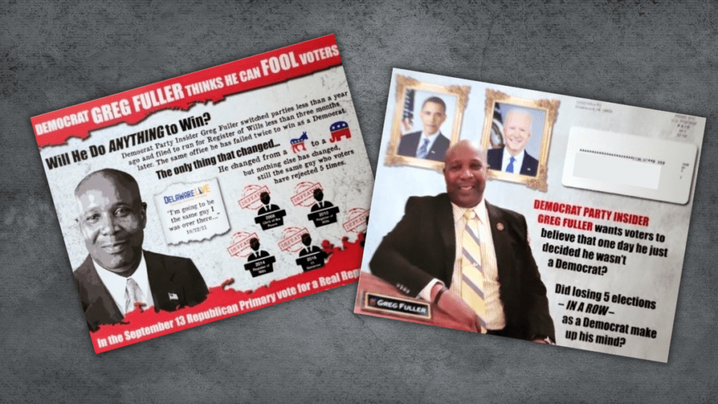The mailer in question