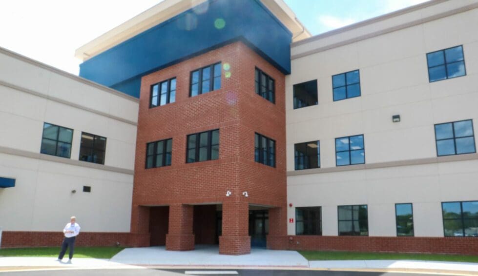 Newark Charter School cut the ribbon for its new junior high building Tuesday