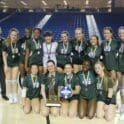 Tower Hill Hiller posing after winning the 2022 DIAA Volleyball State Championship photo courtesy of Mike Lang