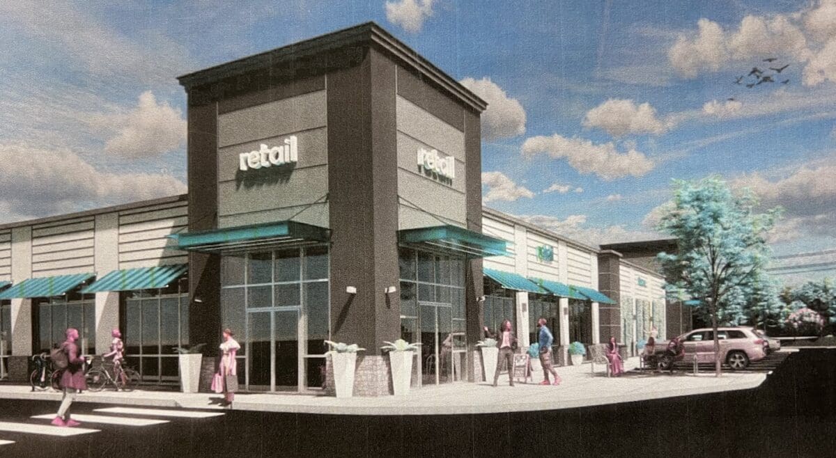The upcoming home of Tri-State Liquors will still be on the Tri-State Mall site. (courtesy of Andrew Byer)
