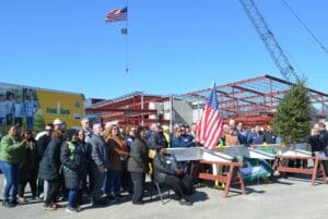 Food Bank of Delaware Milford topping off ceremony