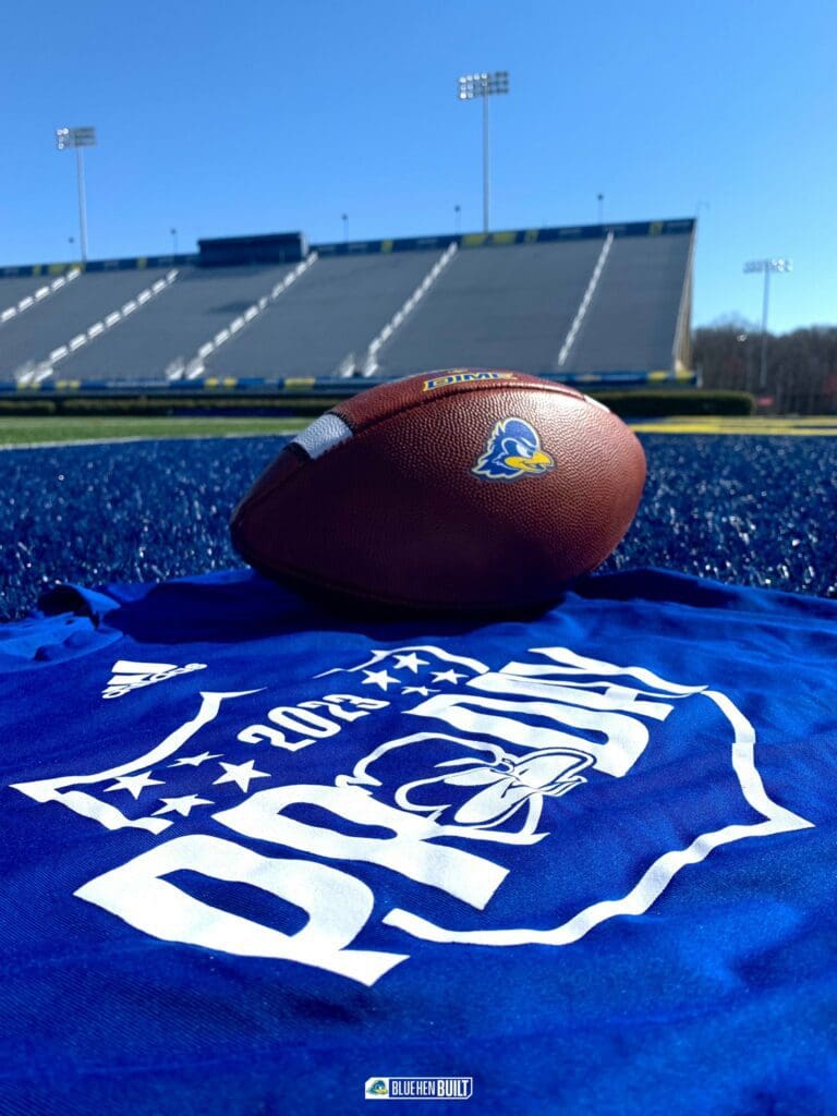 University of Delaware football team hosted its NFL Pro day photo courtesy of Delaware Football Twitter account