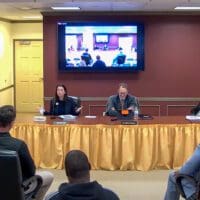 2 Appo school board candidates fielded questions Wednesday.