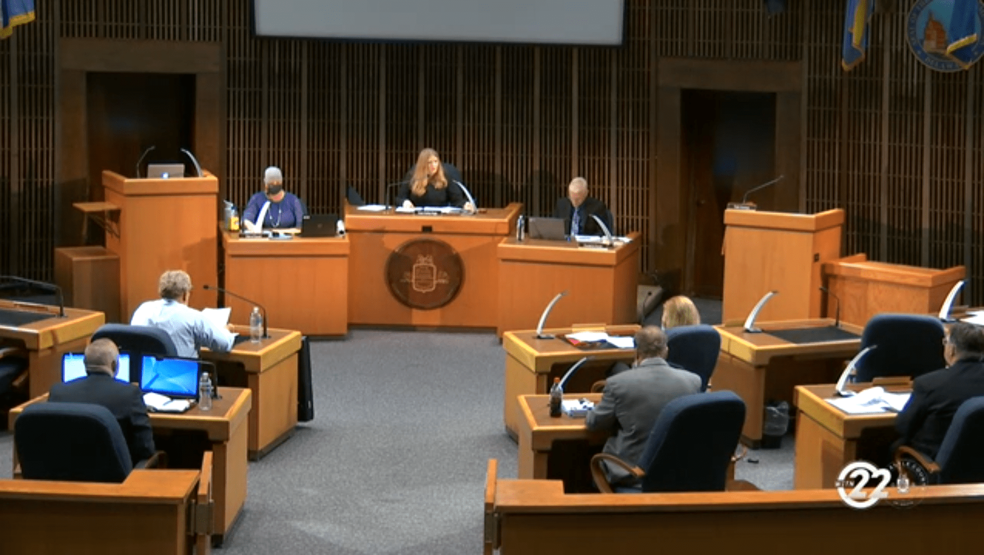 New Castle County council meeting, property tax