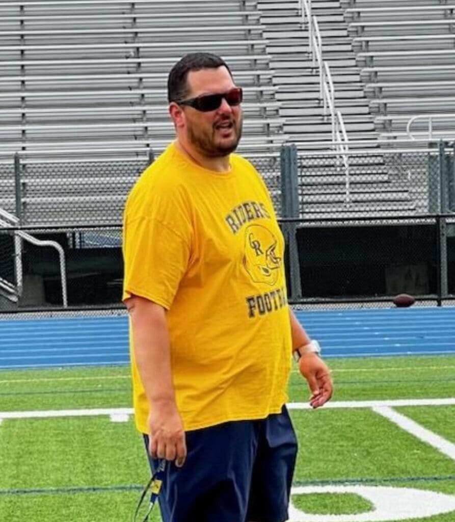 New Caesar Rodney head coach Shaun Strickland will take over the Riders after eight seasons as the head coach at Milford photo by Benny Mitchell
