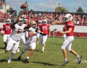 Conrad ve St Elizabeths football game last season photo courtesy of Nick Halliday