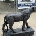 Appoquinimink Jaguars Stadium statue mascot courtesy of Glenn Frazer