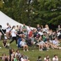 Archmere fans cheering from the hill during a game photo by Nick Halliday