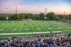 DMA Fusco Stadium home stands looking at the field photo by Brandon Bolinsky