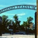 Entrance into Abessinio stadium photo courtesy of Salesianum School Twitter page