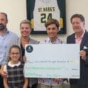 Joshua Sheppard raised more than $9,000 for Saint Mark's Sean's Room.