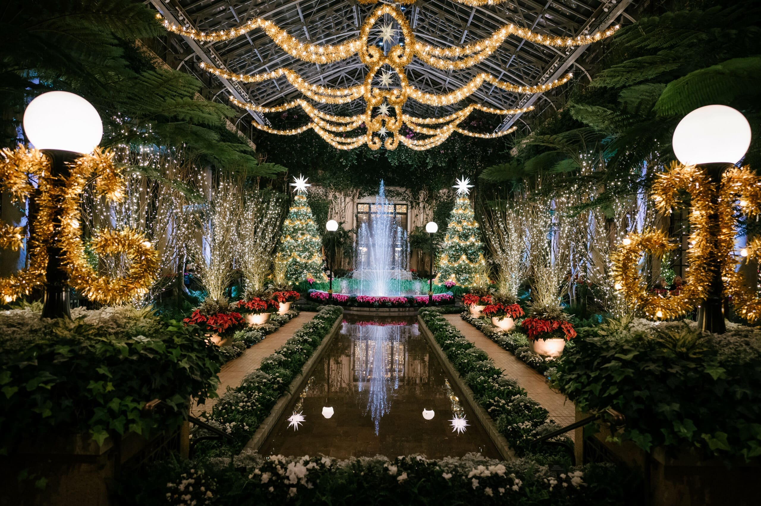 Featured image for “Here’s how Longwood created its retro Christmas display”
