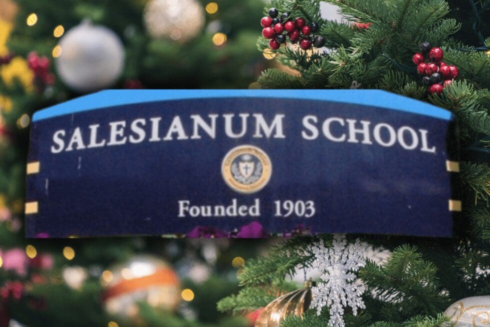 Salesianum will have its first Christmas lunch Monday from noon to 3 p.m.