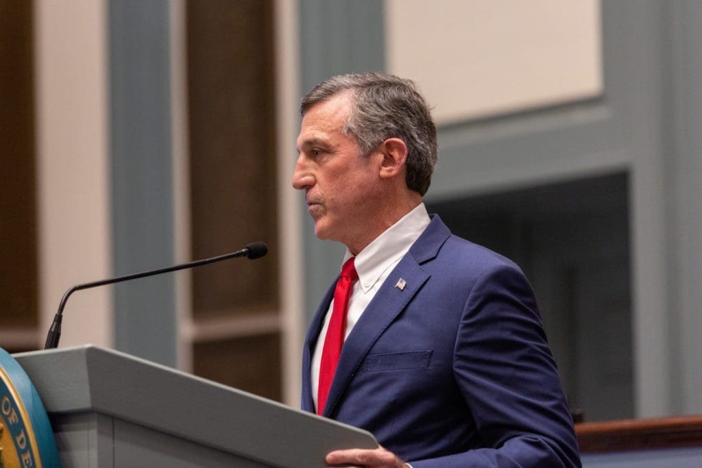 Governor John Carney's State of the State Address has been moved to March 5 at 2 p.m.