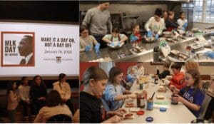 Ursuline Academy hosted a day of volunteering to honor Dr. King's legacy on MLK Day.