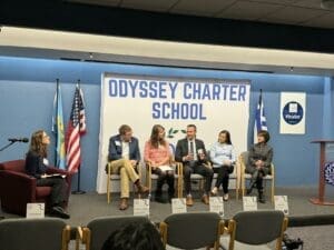 Odyssey Charter School hosted an Oli Mazi celebration Monday.