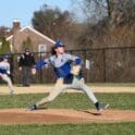 St Georges baseball Joey Russo throws a pitch in the victory over Conrad photo courtesy of Nick Halliday