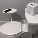 Matt Halls Toilet Table is a new invention by Delawarean Matt Hall. (Ken Mammarella photo)