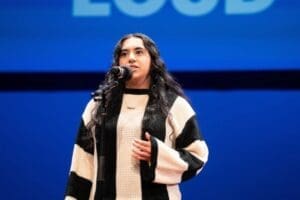 Maiss Hussein took home the Poetry Out Loud crown in 2023 and 2024.