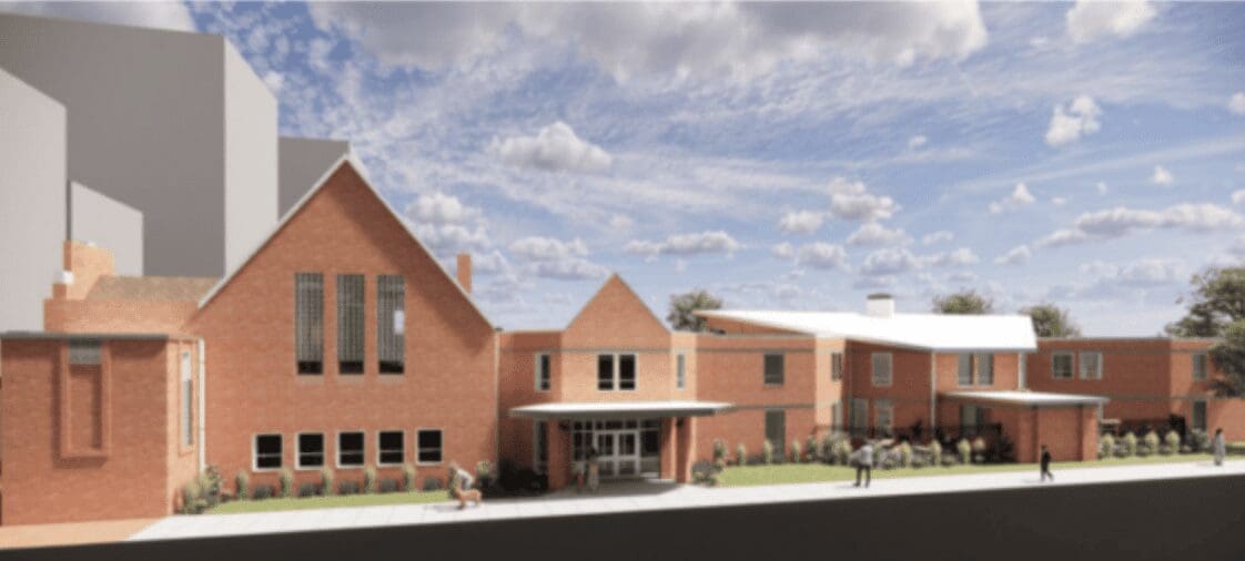 Rendering of St. Michael's after construction is complete.