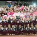Appoquinimink moves to 6-0, dominating Saint Mark's 49-0 6 Appoquinimink mascot cheerleaders and student section pose for a photo. Photo by Ben Fulton