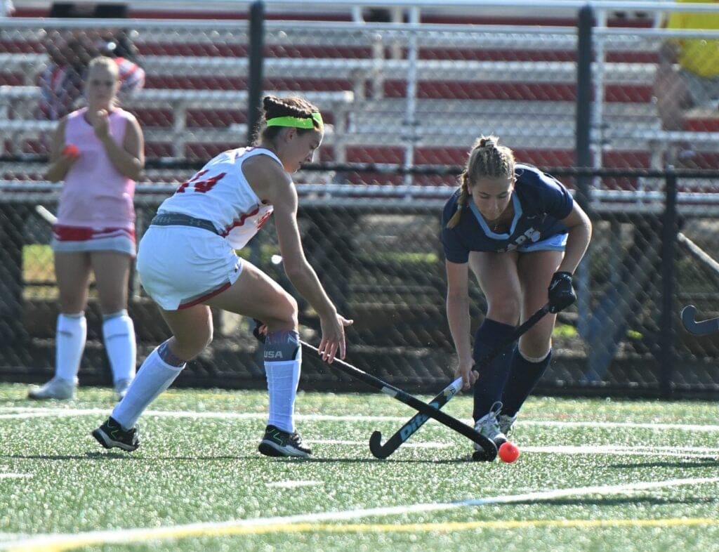 Cape Henlopen vs Smyrna field hockey. Both teams have advanced to the D 1 state championship. Photo by Ben Fulton