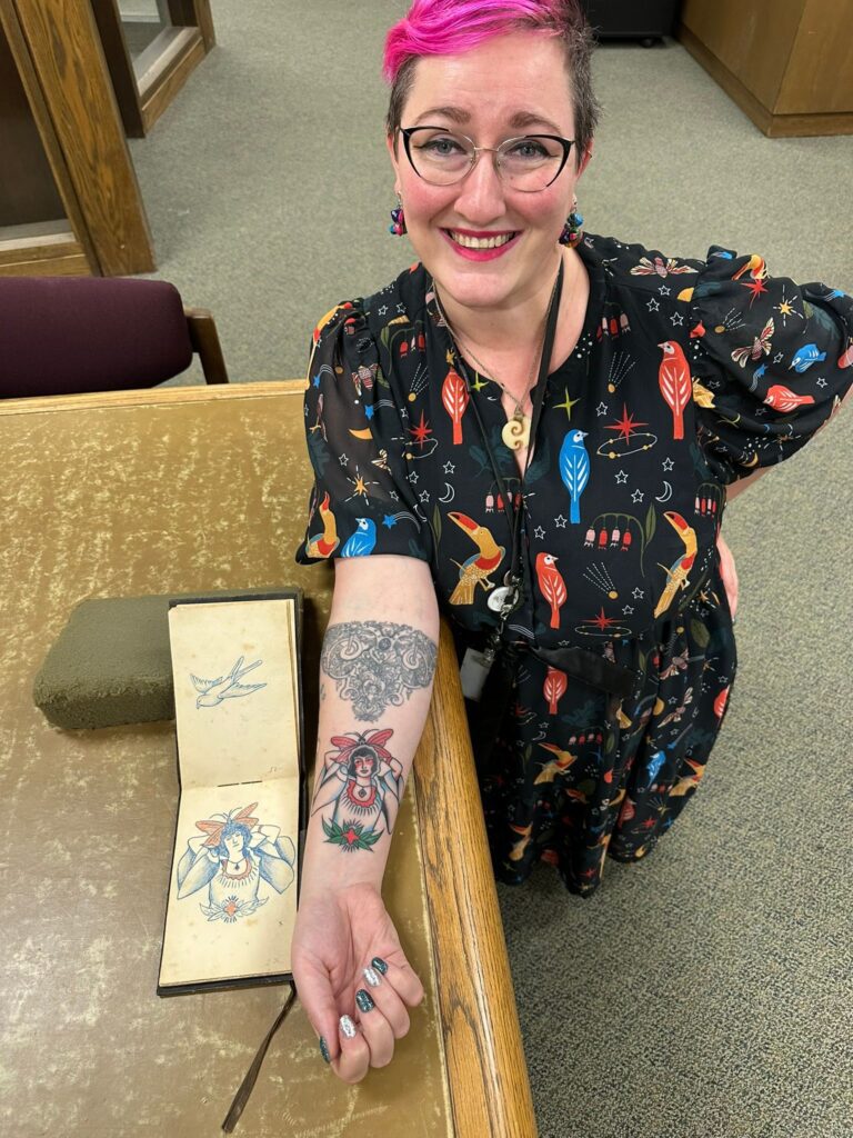 Tattoo art meets rare books at Winterthur Library’s Spring Open House 4 Allie Tattoo