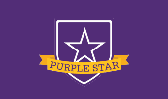 The Purple Star status is valid for three years following the recognition.
