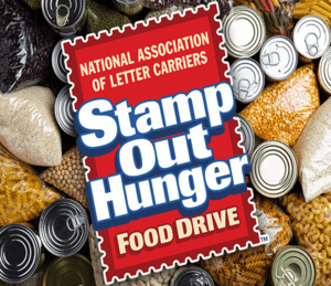 This year's Stamp Out Hunger Food Drive takes place Saturday, May 10. (Photo courtesy of USPS)