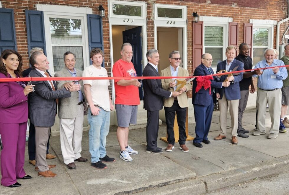 New transitional housing units dedicated by Sunday Breakfast Mission and partners 19 The Sunday Breakfast Mission celebrated the dedication of two newly rehabilitated homes developed in partnership with Habitat for Humanity of New Castle County. (Photo by Carol Houseal)