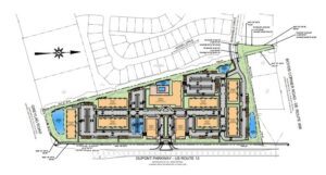 Council reviews ‘The Plaza at Boyds’ development in southern New Castle County 3 Site plan for The Plaza at Boyds, a proposed mixed-use development at the northwest corner of DuPont Parkway and Greylag Road in St. Georges Hundred.(Photo from Councilman David Carter)