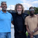New Beginnings – Next Step is a Delaware-based reentry support program serving correctional facilities and returning citizens. (Left to Right)Ty Mathis, John Flynn, and Anthony Jackson. (Photo by Cruce Stark)