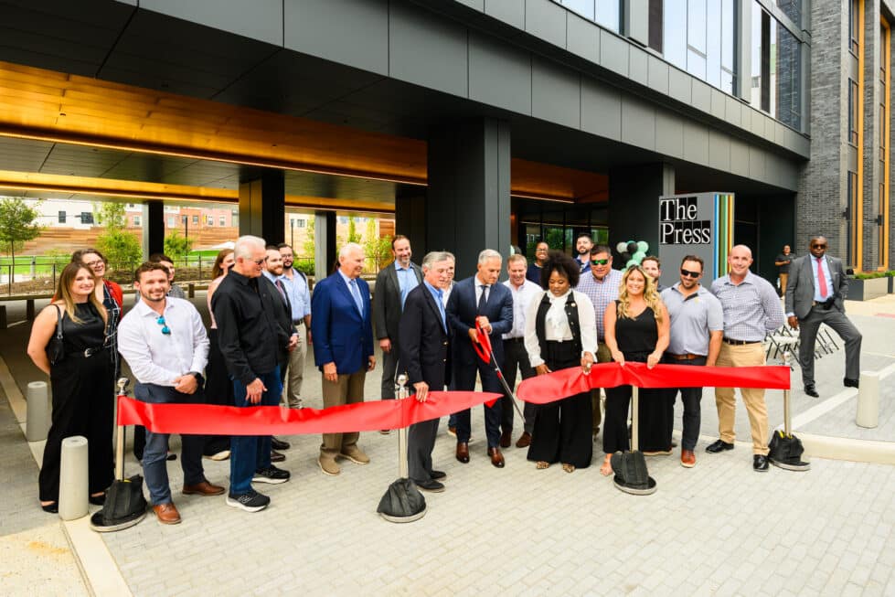 Buccini Pollin Group opens The Press, adding 243 luxury apartments to Downtown Wilmington 17 Ribbon cutting ceremony for The Press, Buccini Pollin Group’s new 243-unit luxury apartment community in downtown Wilmington. (Photo courtesy BPG)